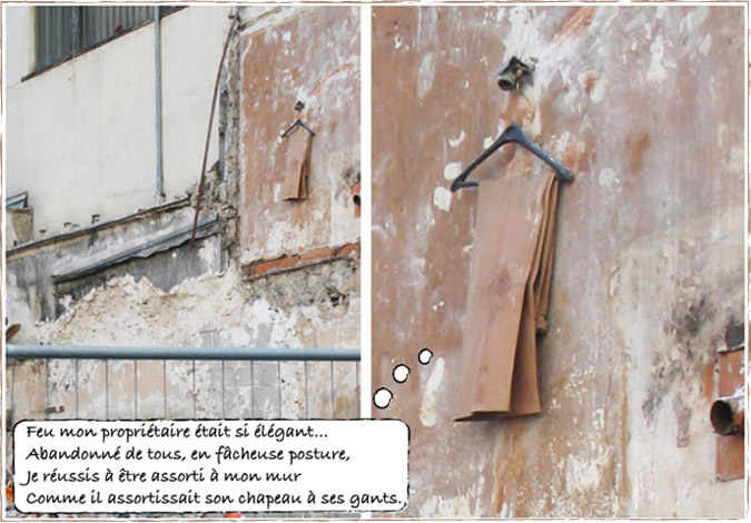 Le schmilblick, ou les improbables tribulations d’un cintre et d’un pantalon