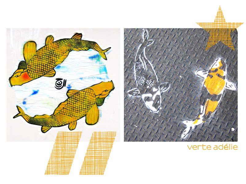 Faraway, so close: koi street art in Paris and San Francisco
