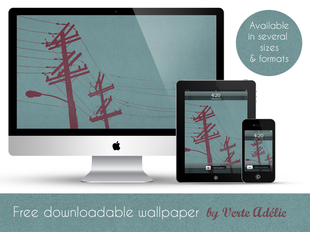 Wallpaper: San Francisco power poles