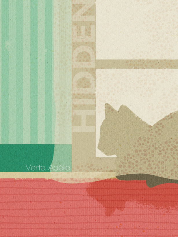 Illustration: a hidden cat, and the process from simple to complicated, and to simple again