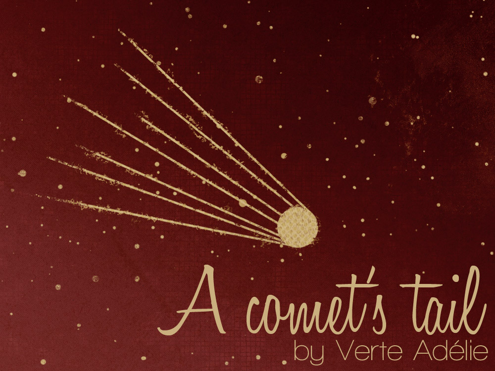 Illustration Friday: Tail (remembering the Hale-Bopp comet)