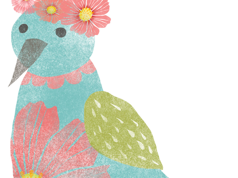 Just a blue bird