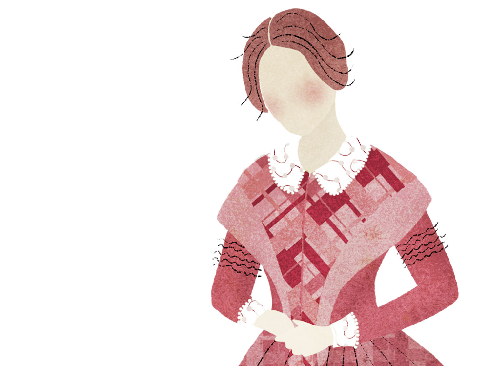Jane Eyre inspired plates and Staffordshire pottery